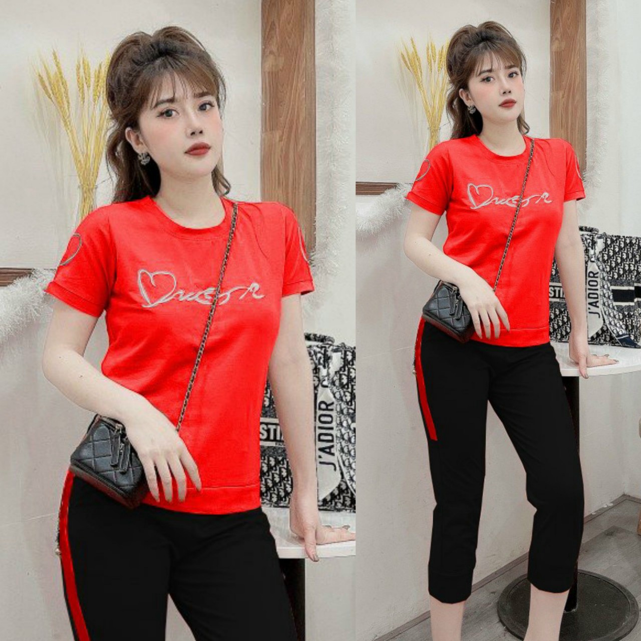 BỘ THỜI TRANG TIM THÊU - BTN418